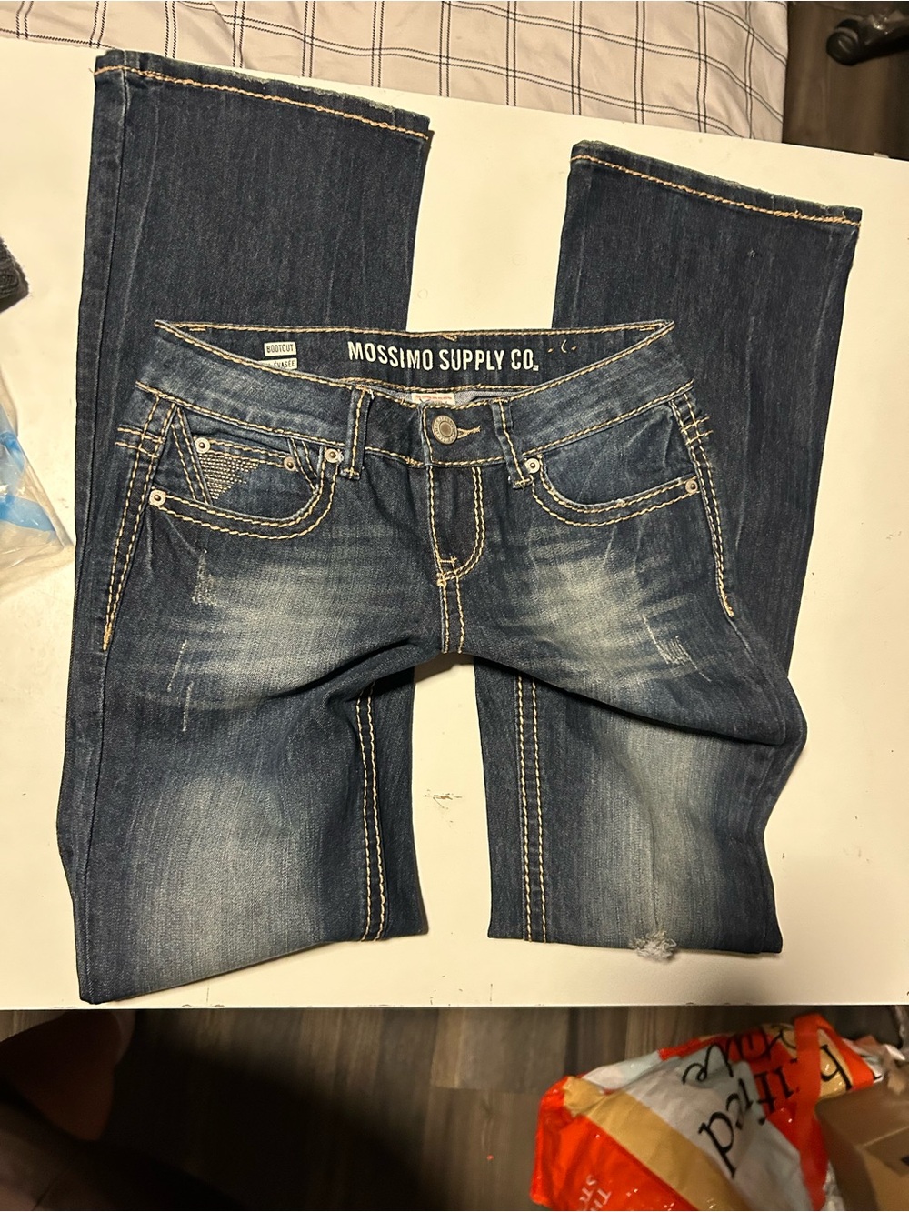 Low rise flare Mossimo Supply Co. Women's Blue Denim Jeans